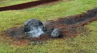 Avustralya'da meteor sanılan 'kaya parçası' panik yarattı