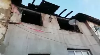 Evi yanan aileye yardım