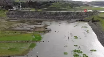Sazlıdere Barajı yağmurlardan nasibini alamadı