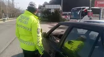Son dakika haber | Radar cezası yiyen sürücü kolonya ile teselli buldu