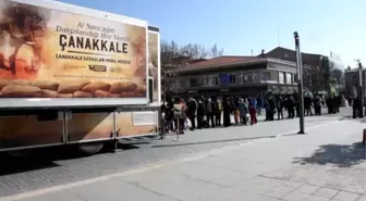 'Çanakkale Savaşları Mobil Müzesi' Kırşehir'de yoğun ilgi gördü