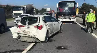 Son dakika haberleri | Eyüpsultan'da trafiği kilitleyen kaza