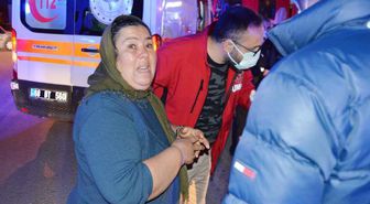 Trafik kazası yapan kızını göremeyince sinir krizi geçirdi