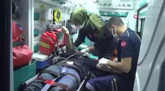 Kafaya kafaya çarpışıp metrelerce savrulan araçlar hurdaya döndü: 5 yaralı