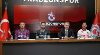 Trabzonspor'da yeni transferler için imza töreni
