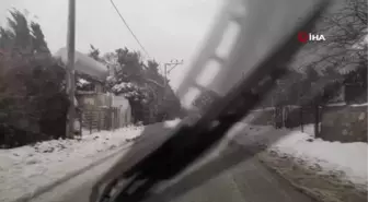 Bandırma'da kar etkili oldu, ekipler teyakkuza geçti