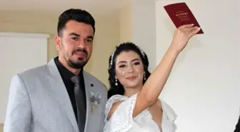 Öğrenci olarak geldiği Çal'a gelin oldu