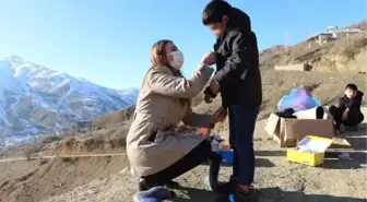 Avusturya'dan Şemdinlili 58 çocuğa kıyafet yardımı