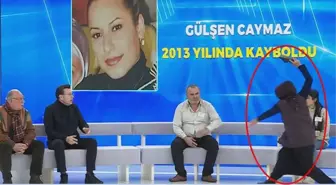 Her şey izin istedikten sonra oldu! Kaybolan kadının annesi, suçladığı adama canlı yayında ayakkabı fırlattı