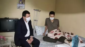 Kaymakam komşusu sayesinde ayağının kesilmesinden kurtuldu