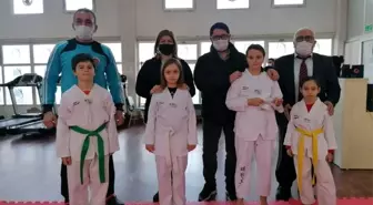 Uygur ve Alkan'dan tekvandoculaa ziyaret