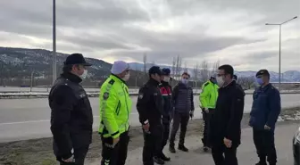 Son Dakika | Kaymakam Akpay kontrol noktalarını ziyaret etti