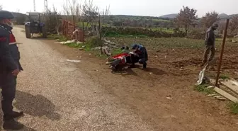 Kontrolden çıkan motosiklet devrildi: 1 ağır yaralı