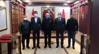 Başkan Yaman'dan İl Jandarma Komutanı Sandal'a ziyaret