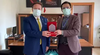 Başkan Orkan'dan sağlık çalışanlarına ziyaret