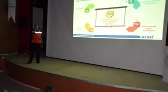 Çan'da 'temel afet bilinci eğitimi' verildi