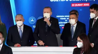 Cumhurbaşkanı Erdoğan, video konferans yöntemiyle Gürsel Aksel Stadı'nın açılışına katıldı (2)