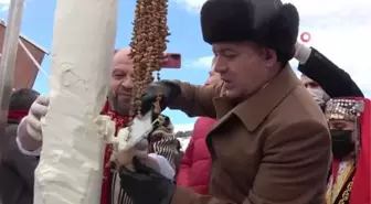 Çıldır Gölünde renkli görüntülerDonan Çıldır gölünde Eskimo usulü balık avı, atlı kızak ve dondurma keyfi
