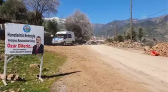 Hassa'da yol düzenleme çalışmaları devam ediyor