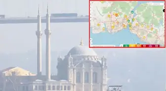 İstanbul'da korkutan görüntü! Hava kirliliği Sultangazi, Aksaray, Esenler, Bağcılar ve Kadıköy'de 'hassas' seviyeye ulaştı