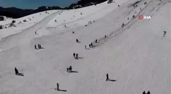 Keltepe Kayak Merkezi 10 bin kişi ağırladı