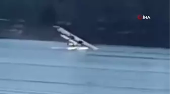 ABD'de deniz uçağı göle düştü