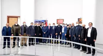 Hekimhan heyetinden Başkan Gürkan'a teşekkür ziyareti