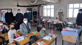 Kaymakam Çelik, köy okullarını ziyaret etti