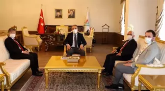 KOP Başkanı Şahin'den Nevşehir Belediye Başkanı Savran'a tebrik ziyareti