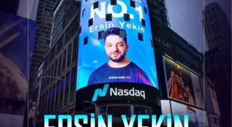 Ersin Yekin Times Square ekranında!