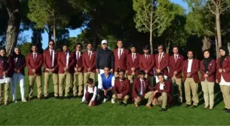 Afgan golfçülere Antalya'da eğitim verildi