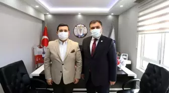 Başkan Tütüncü'den Sağlık-Sen'e taziye ziyareti