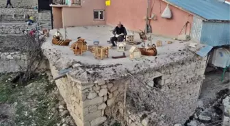 Ağaç kütüğünden eserlerini sağlıkçılara hediye edecek