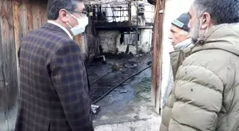 Son dakika haber... Başkan İnal, yangın bölgesinde incelemelerde bulundu