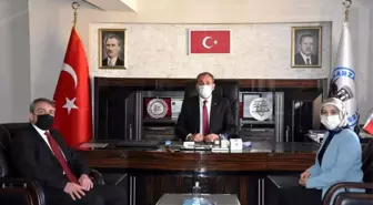 İŞKUR İl Müdür Vekili Ayşe Ak Tomarza Kaymakamı Cebeci'yi ve Başkan Şahin'i ziyaret etti