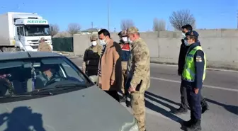 Son dakika! Kaymakam Çelik, jandarma ile beraber denetim yaptı