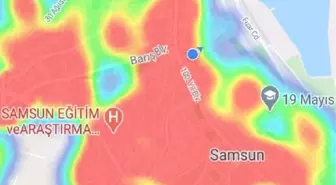 Samsun'da risk haritası 2 ay sonra yeniden 'kırmızı'