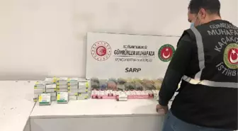 Sarp Sınır Kapısı'nda 498 kutu kaçak ilaç ele geçirildi