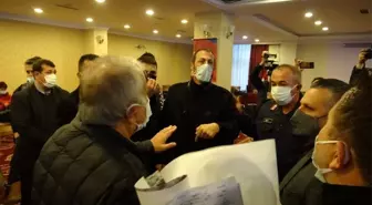 ÇED Toplantısında gergin anlar