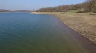 (DRONE) Barajlardaki su miktarı 58,23'e çıktı - Alibey Barajı