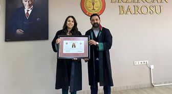 Stajyer avukatlar ruhsatnamelerini aldılar
