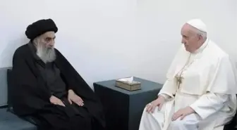 Papa Francesco, Irak'ta Şii lider Ayetullah El Sistani ile görüştü