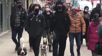 ZONGULDAK Zonguldak'ta kısıtlamasız ilk cumartesinde yoğunluk devam etti