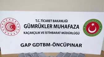 Öncüpınar Sınır Kapısı'nda 27 kaçak cep telefonu ele geçirildi