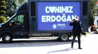 Battalgazi'de 'Canımız Erdoğan' görseli büyük ilgi gördü