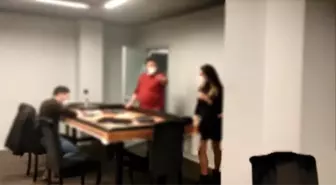 Beşiktaş'ta kumarhane baskını kamerada