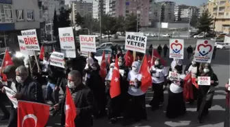 HDP binası önünden teröre lanet yürüyüşü başladı