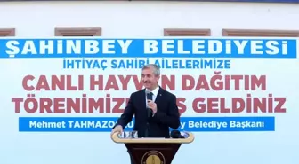 Şahinbey'de hayvan yetiştiricilerinin yüzü gülüyor