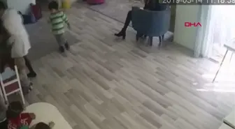 ANTALYA Alanya'da kreşte çocuklara şiddet görüntüleri