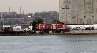 Haydarpaşa Garı'nda korkutan atölye yangını